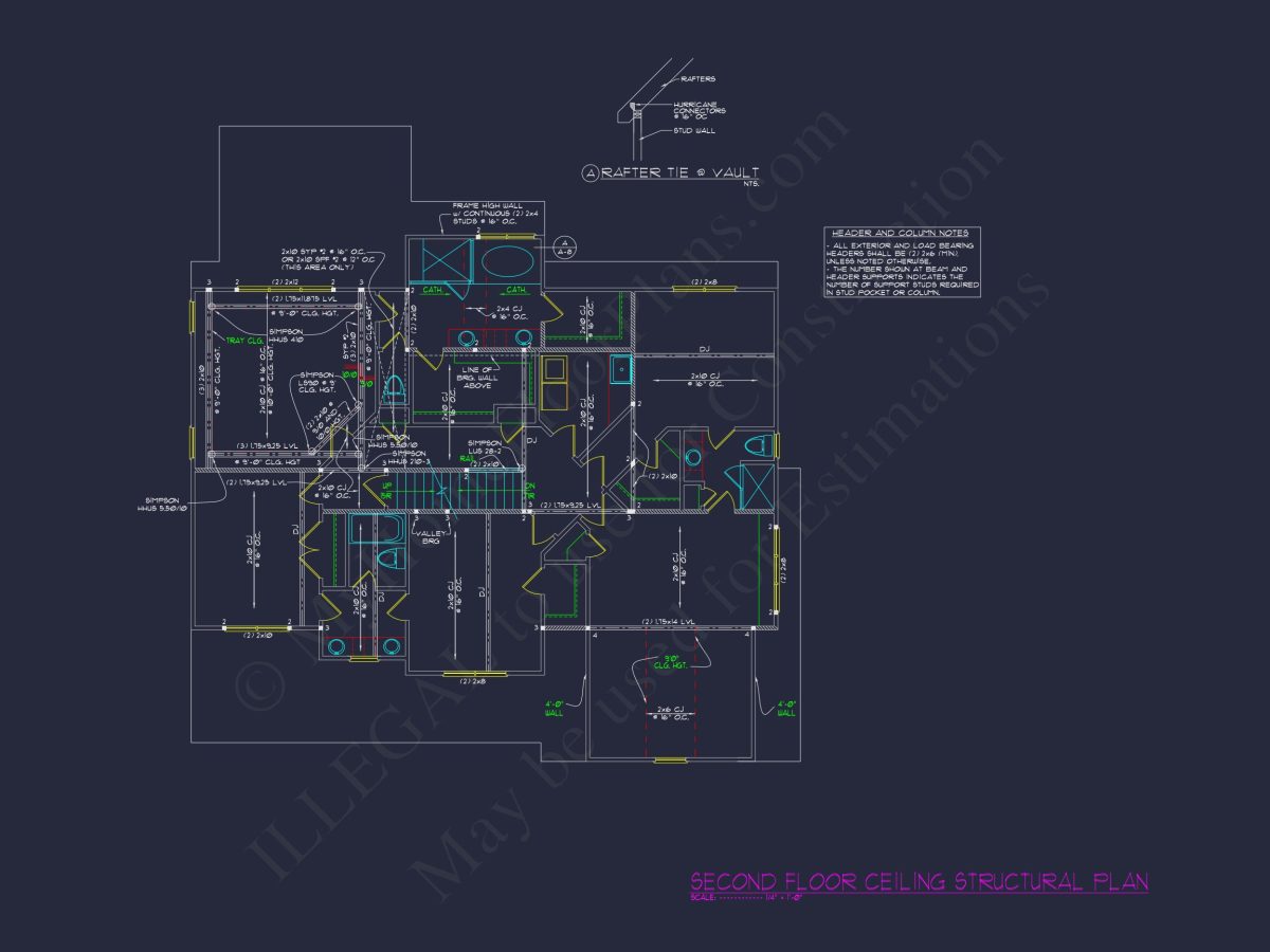 Modern house Floor Plan with 5 Bedrooms, Blueprint & Designs