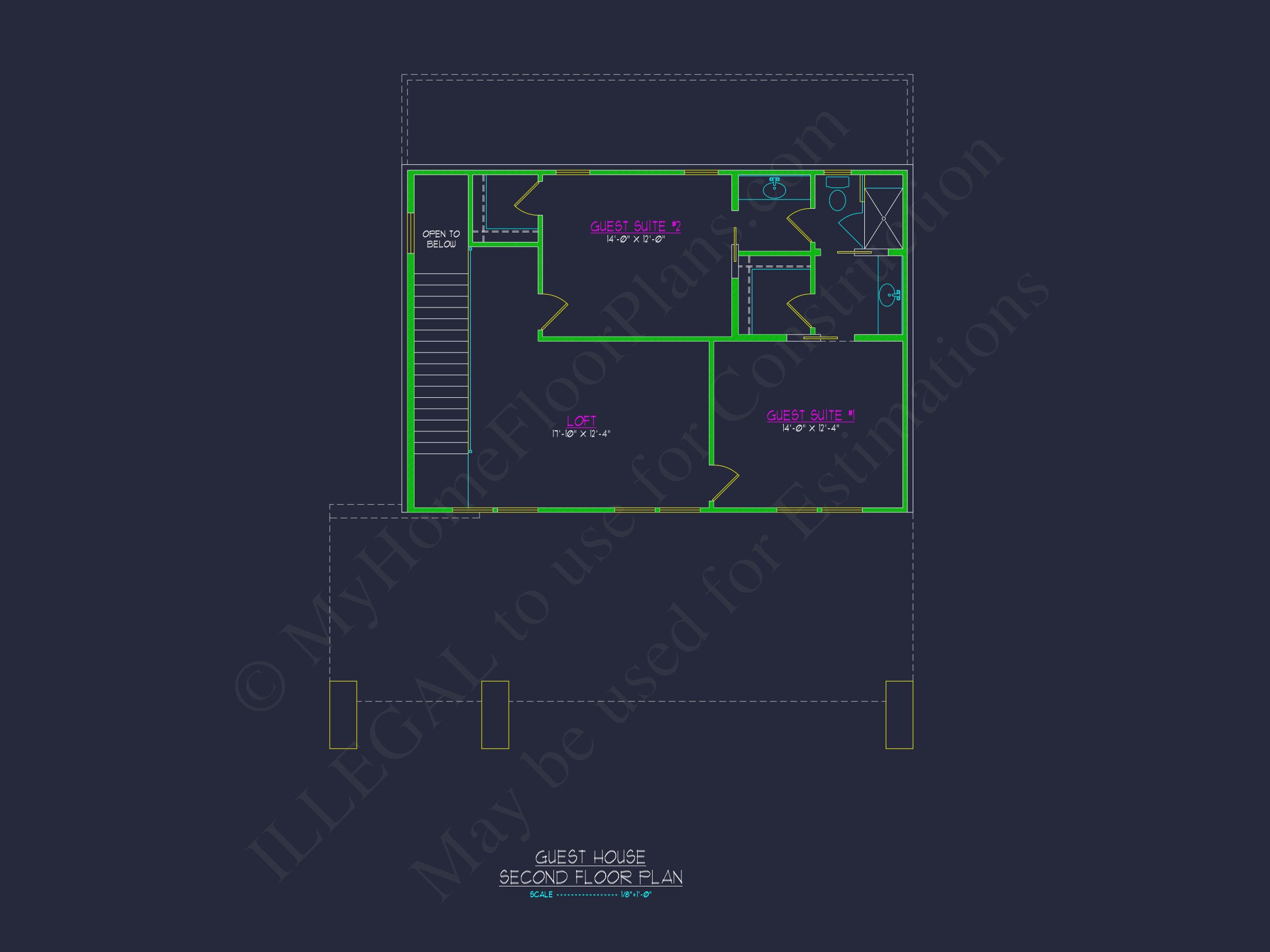 Modern house Floor Plan with Luxury Features and CAD Designs