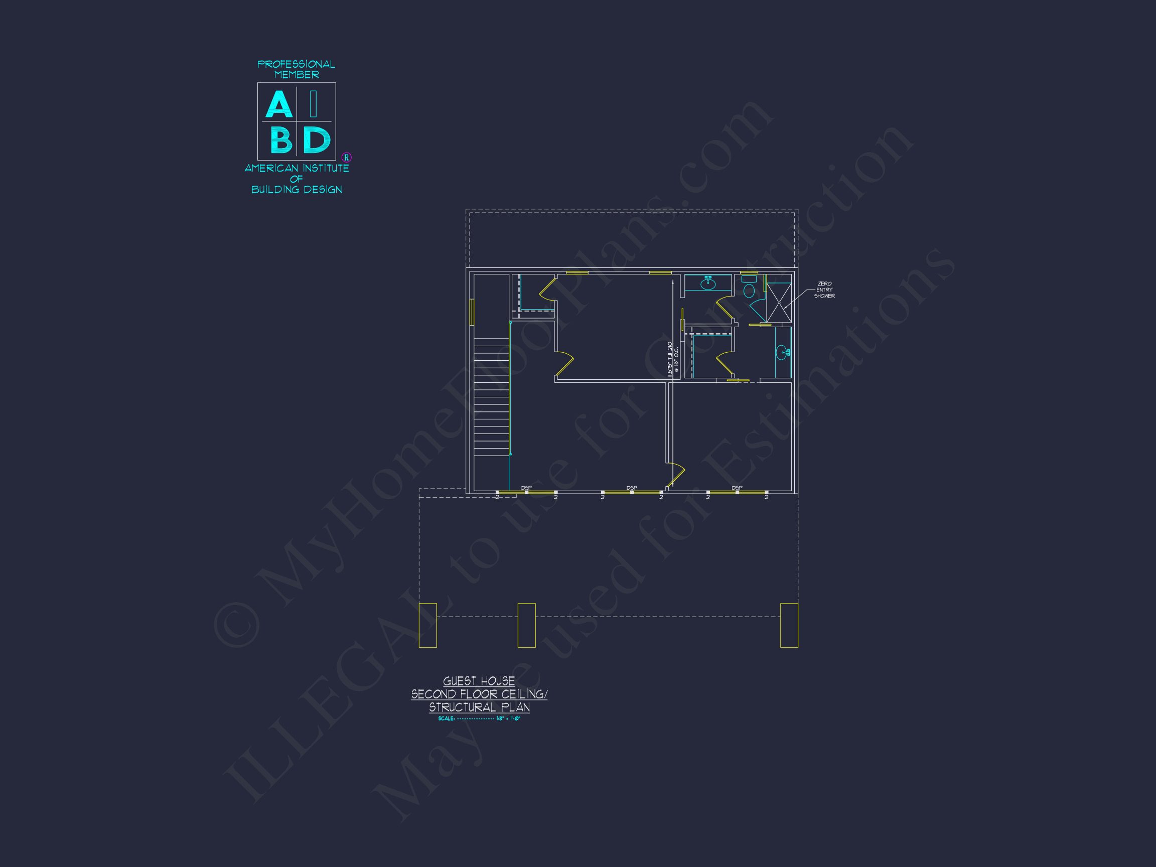 Modern house Floor Plan with Luxury Features and CAD Designs