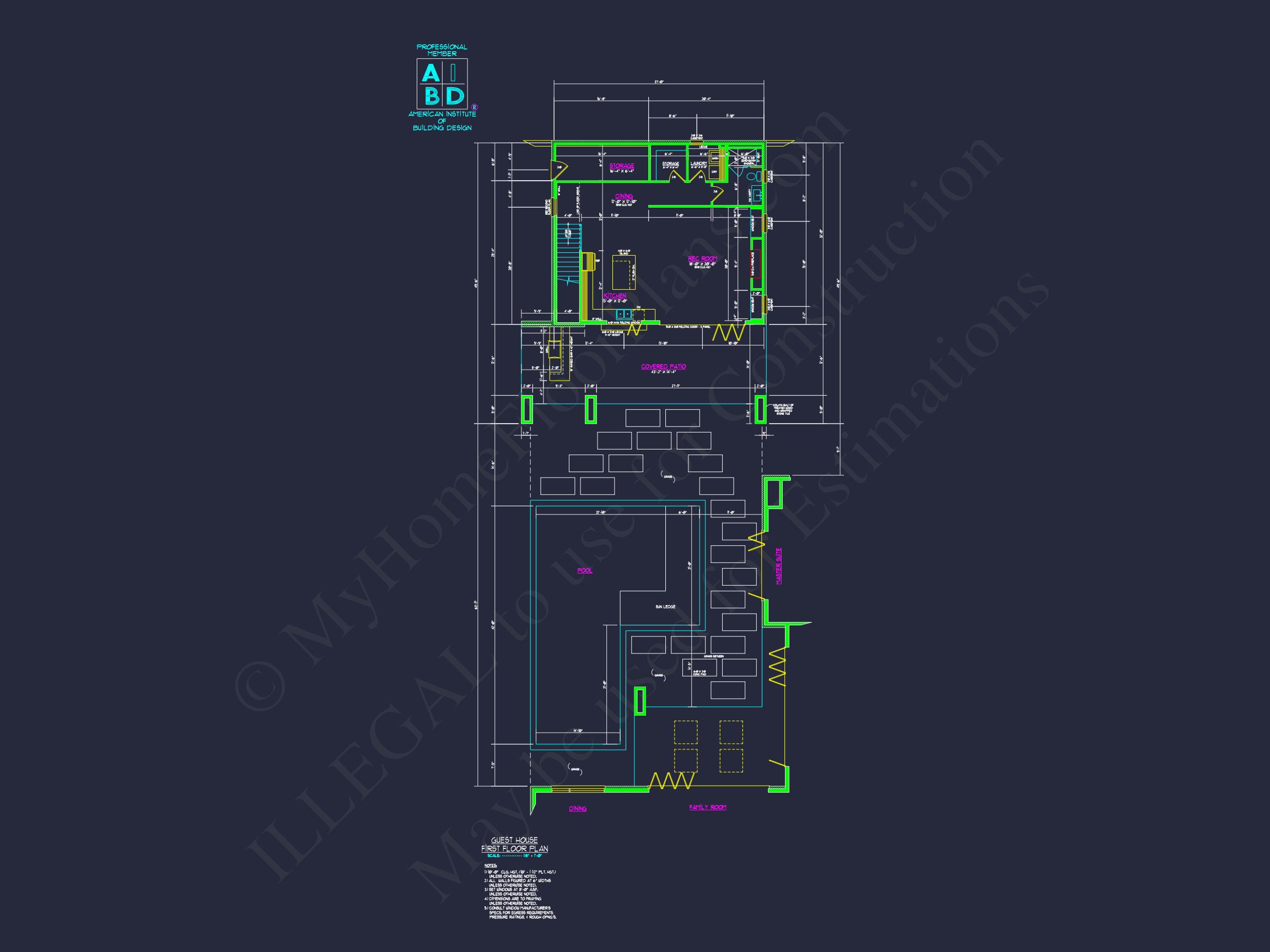 Modern house Floor Plan with Luxury Features and CAD Designs