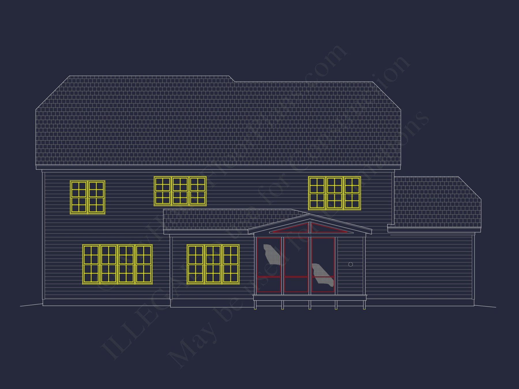 Modern house Floor Plan with Spacious Blueprint Designs