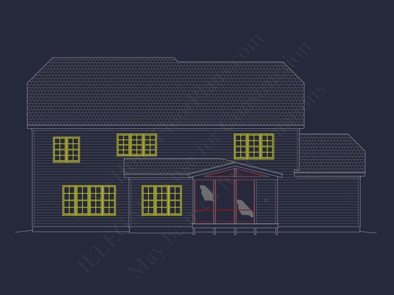 Modern house Floor Plan with Spacious Blueprint Designs