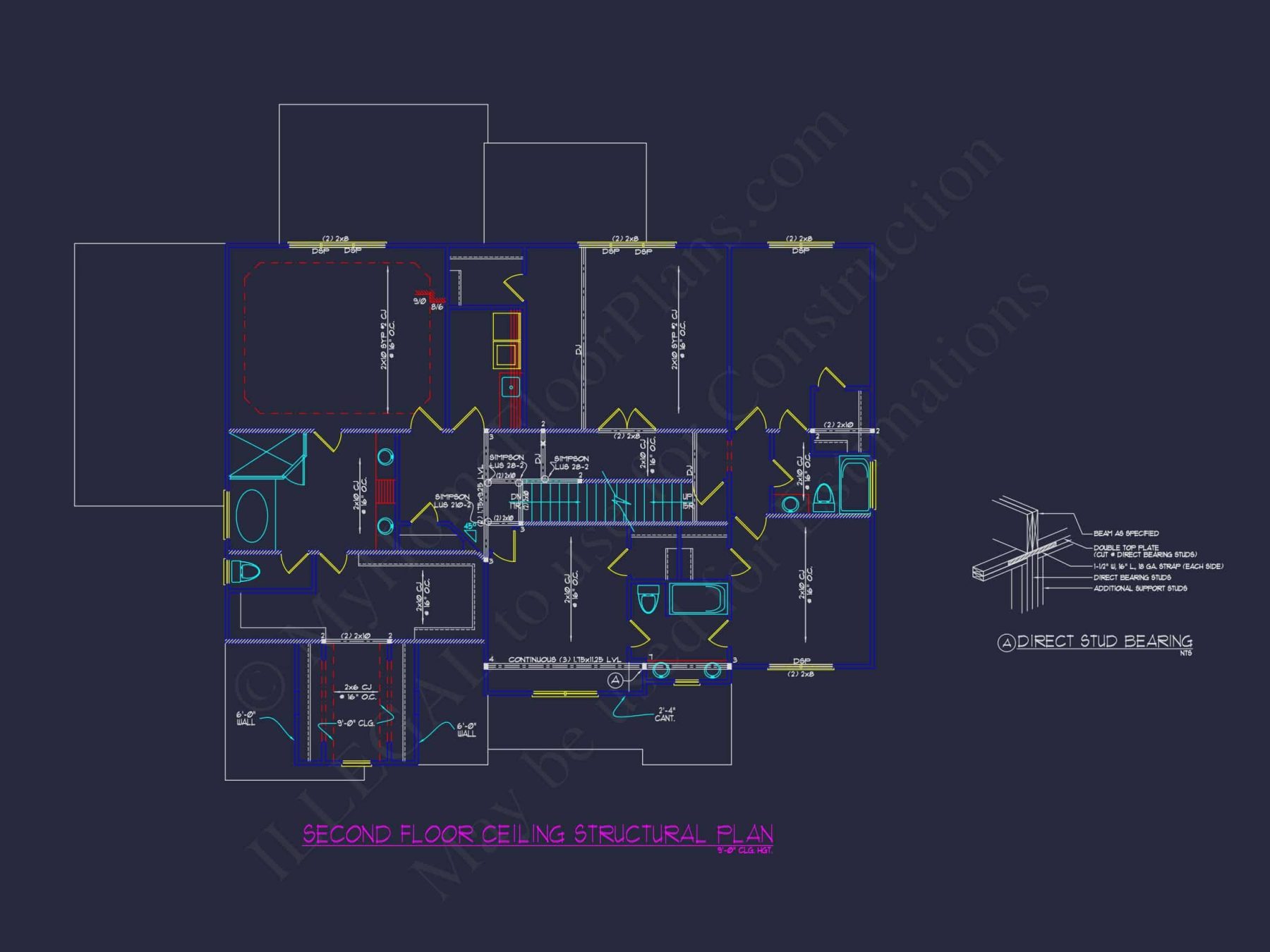 Modern house Floor Plan with Spacious Blueprint Designs