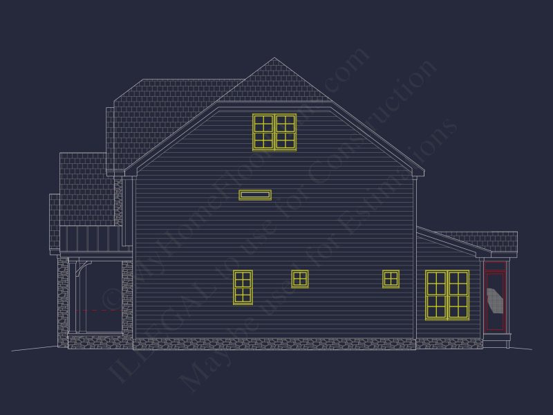Modern house Floor Plan with Spacious Blueprint Designs