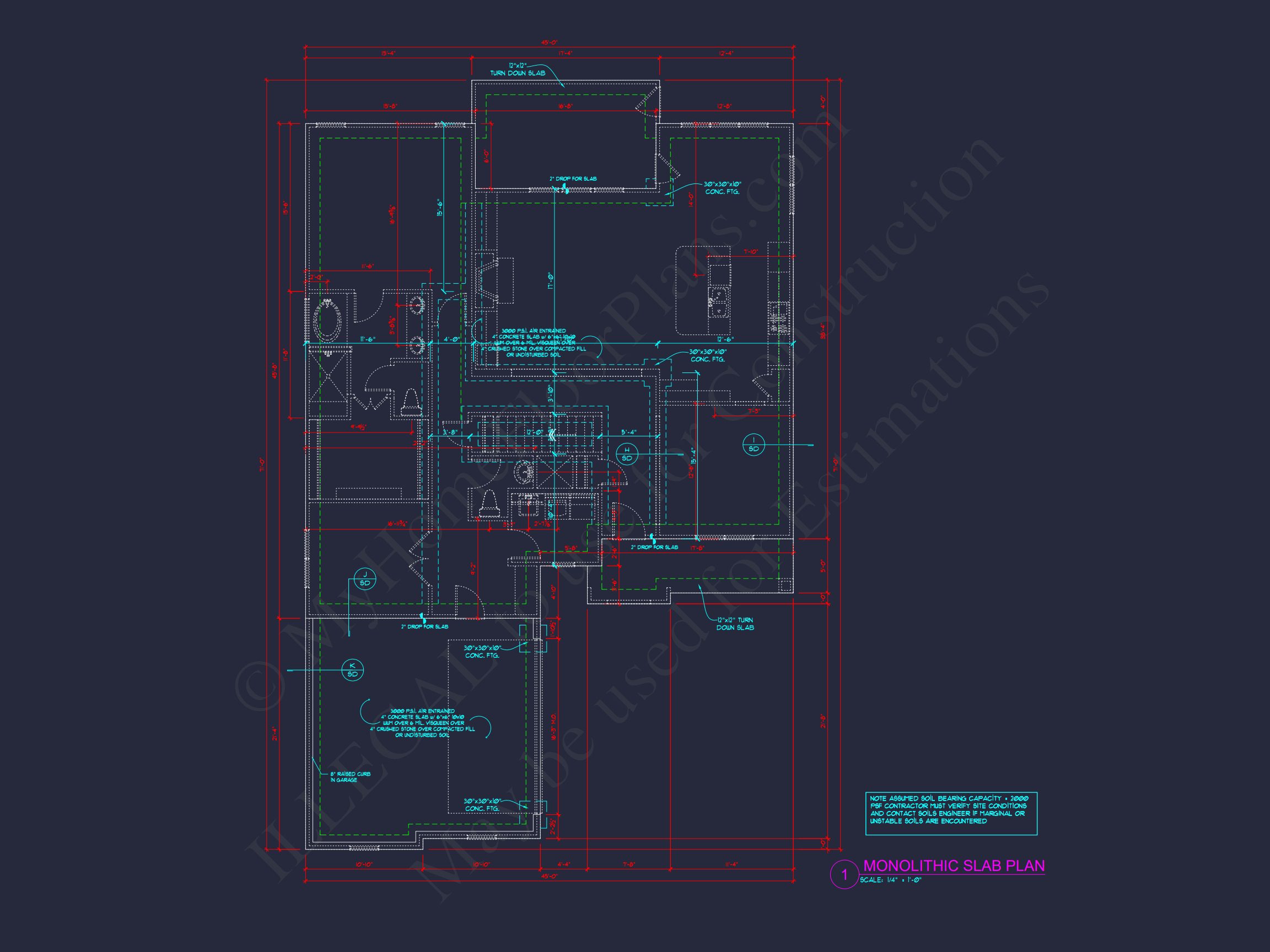 Modern house Floor Plan with Unique Architectural Designs
