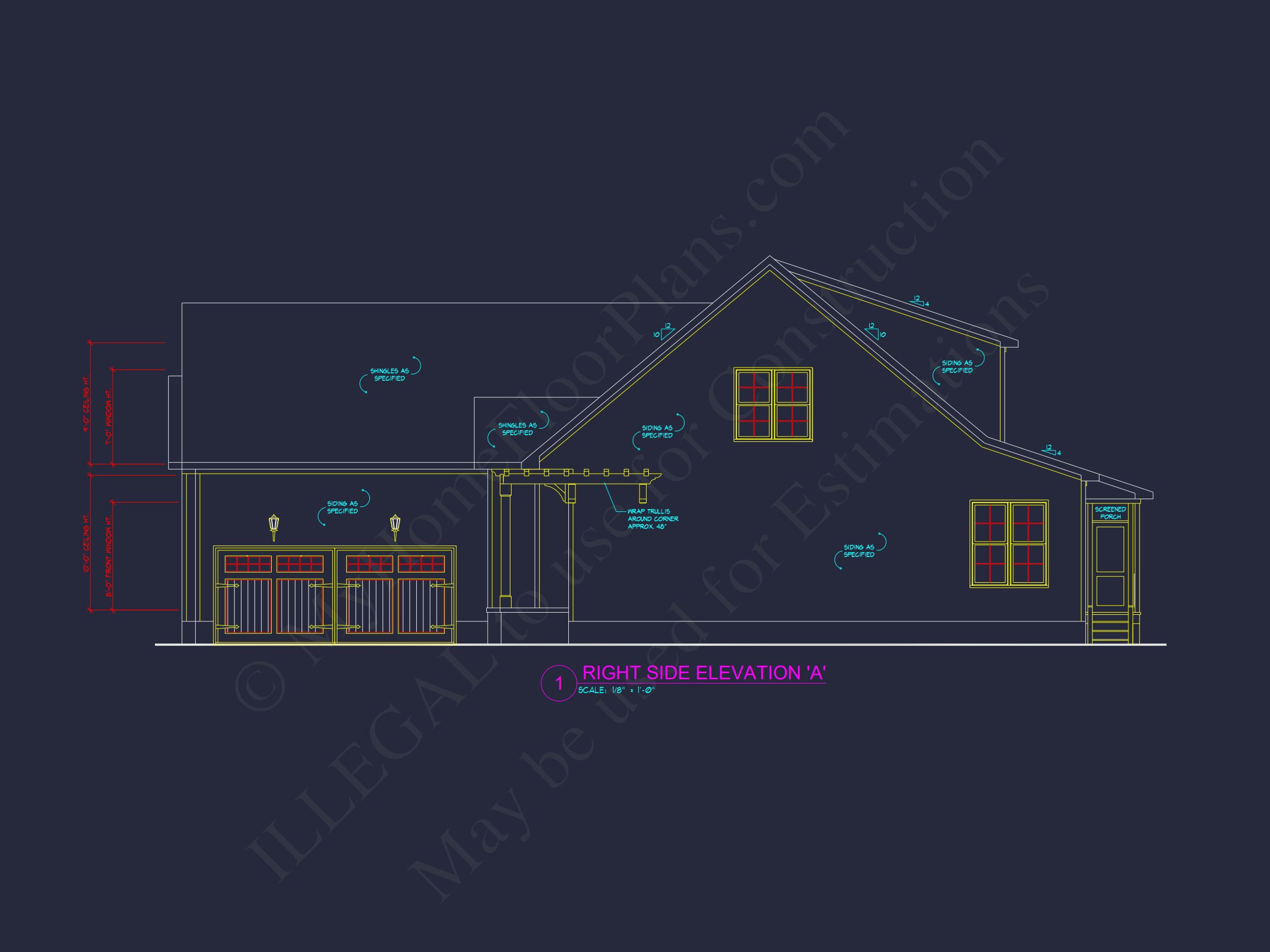 Modern house Floor Plan with Unique Architectural Designs