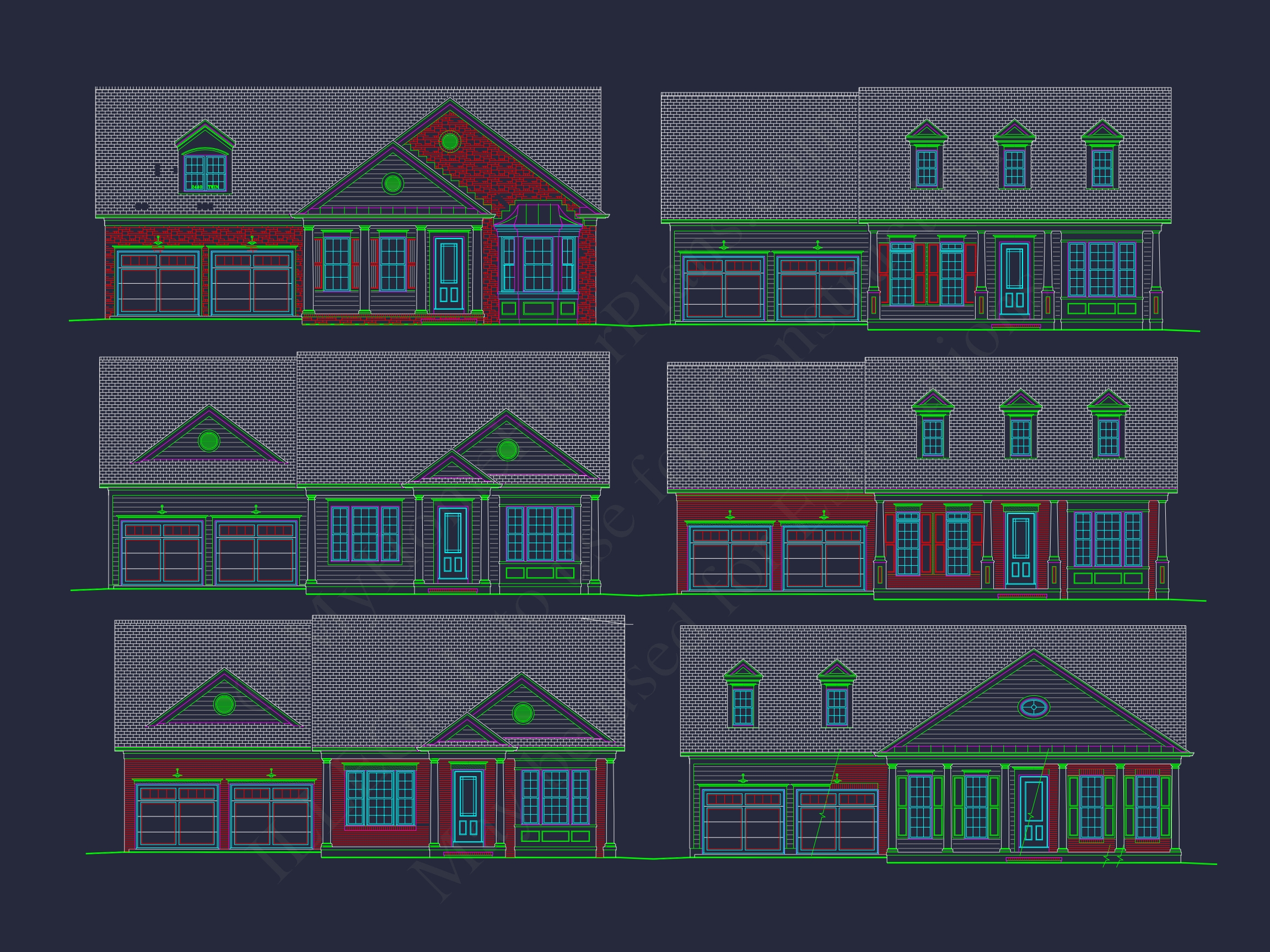 Modern Home Plan: Blueprint,CAD Designs for Spacious Living