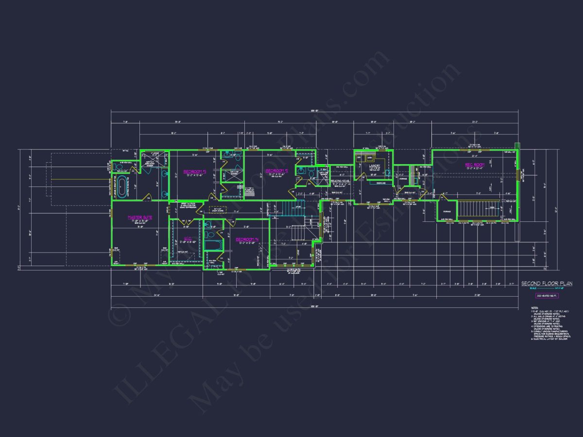 Modern house Plan and Blueprint with 2-Story Architecture Designs