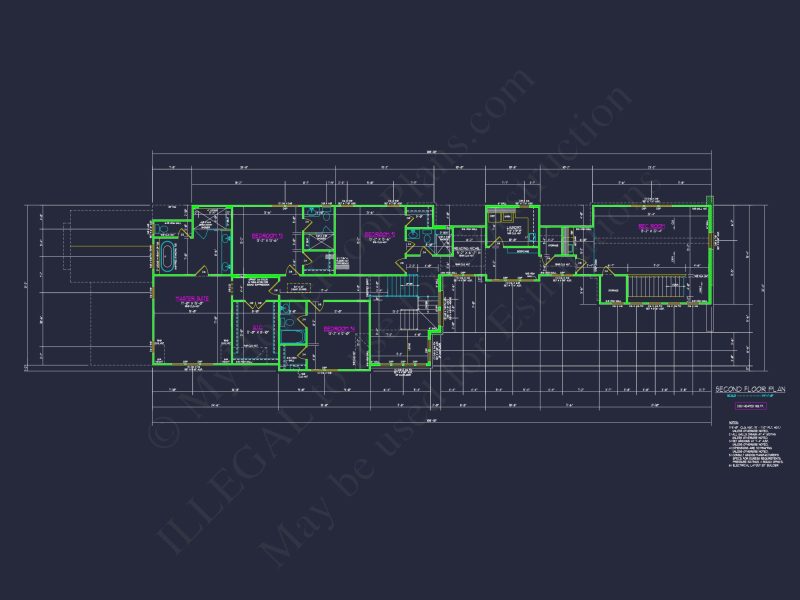 Modern house Plan and Blueprint with 2-Story Architecture Designs