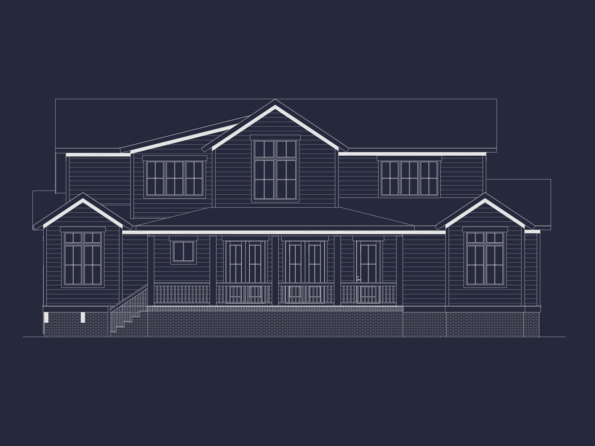 Modern house Plan with 2 Floors,CAD Blueprint & 5 Bedrooms
