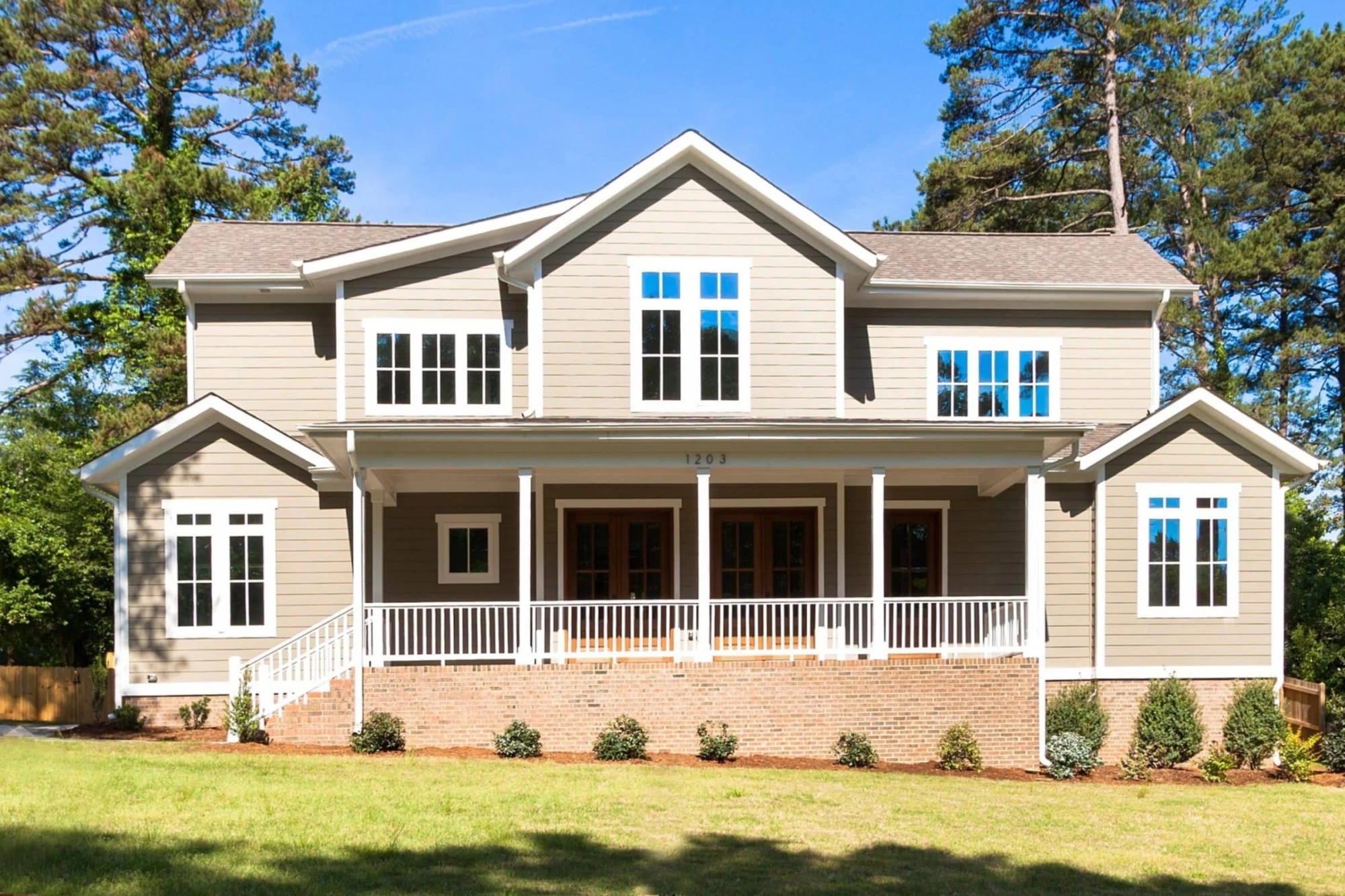 Modern house Plan with 2 Floors, CAD Blueprint & 5 Bedrooms