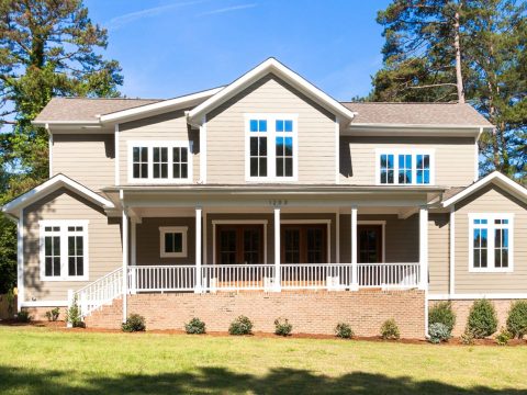 Modern house Plan with 2 Floors, CAD Blueprint & 5 Bedrooms