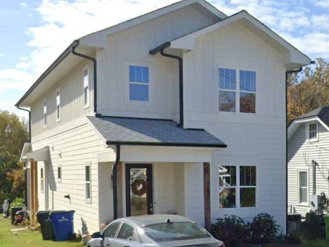 Modern house Plan with 2 Story Design & CAD Blueprint