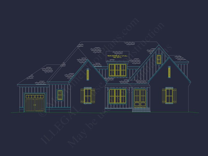Modern house Plan with 2 Story Design & Spacious Floor Plans
