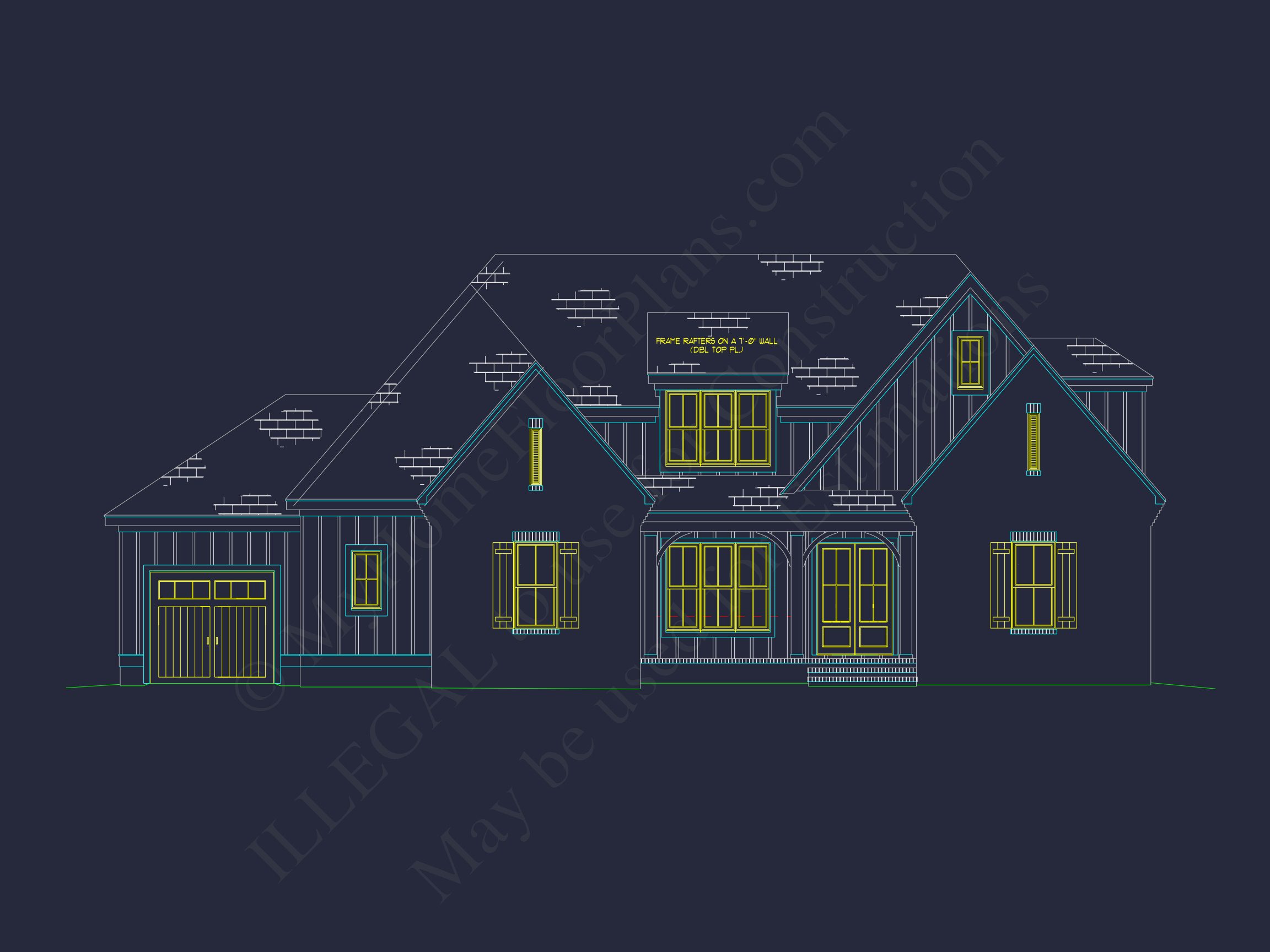 Modern house Plan with 2 Story Design & Spacious Floor Plans