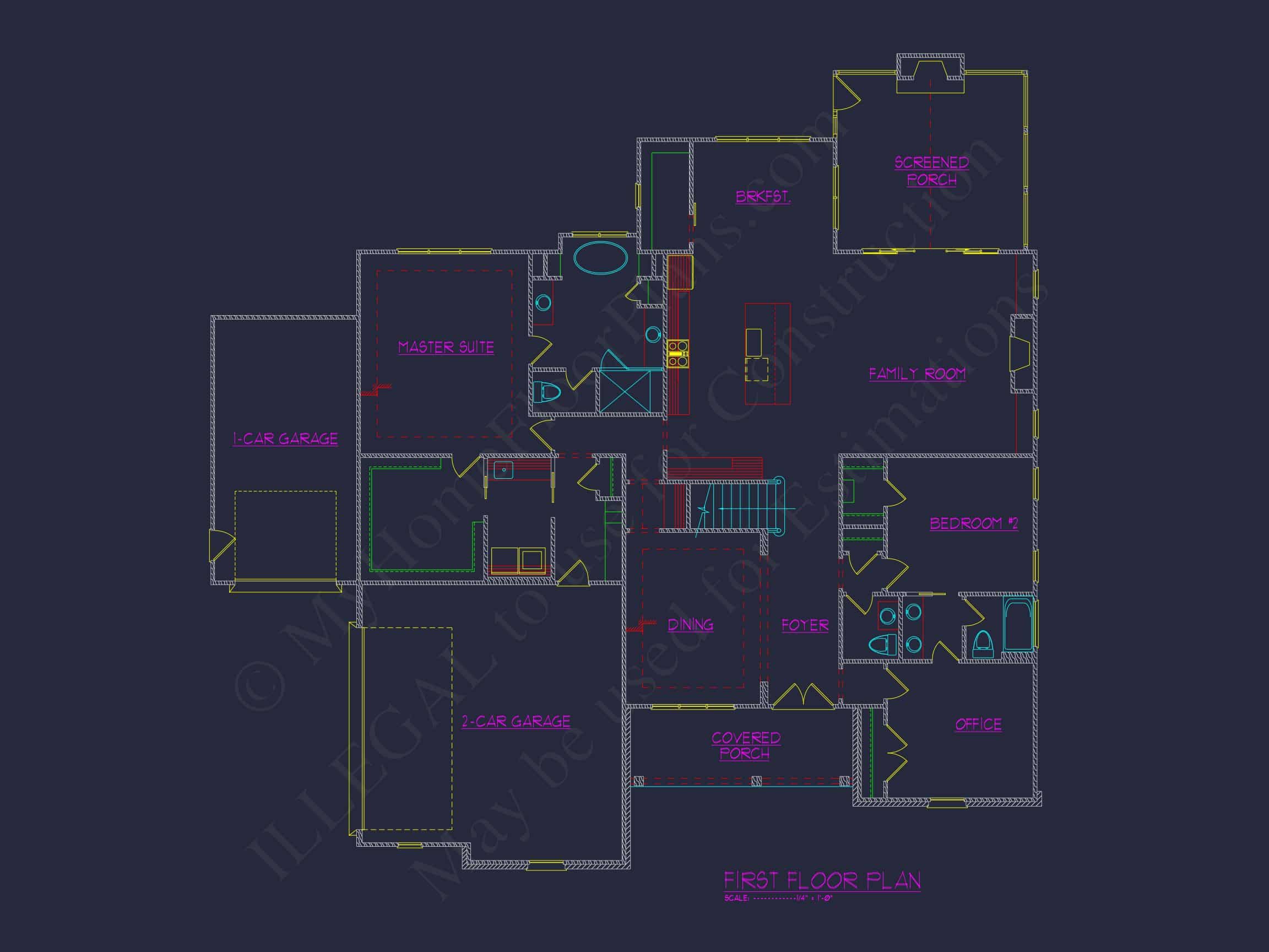 Modern house Plan with 2 Story Design & Spacious Floor Plans