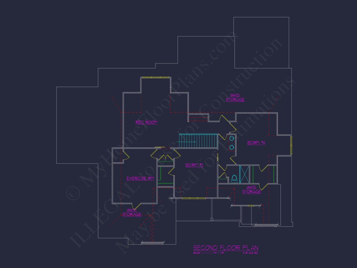Modern house Plan with 2 Story Design & Spacious Floor Plans