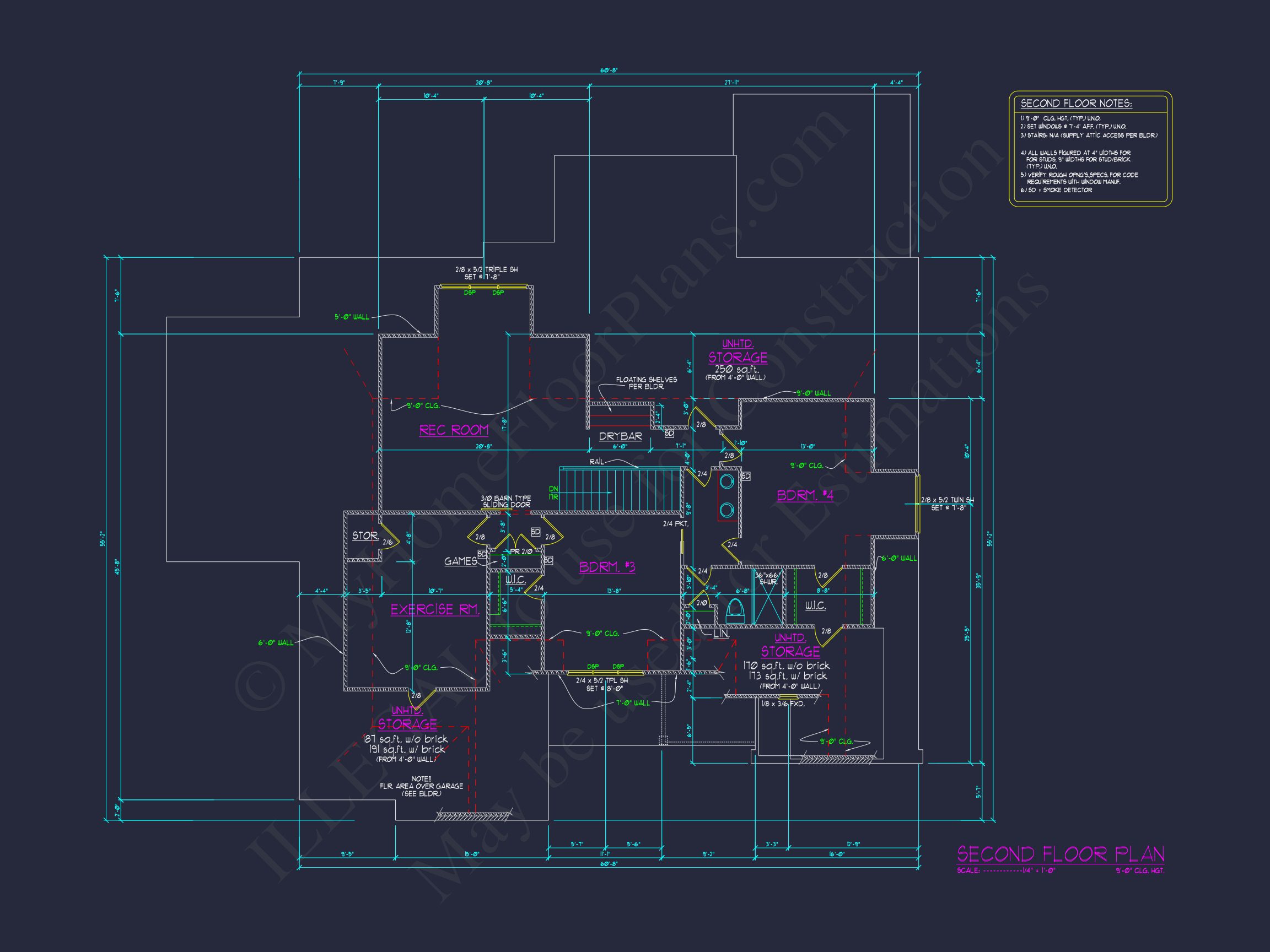 Modern house Plan with 2 Story Design & Spacious Floor Plans