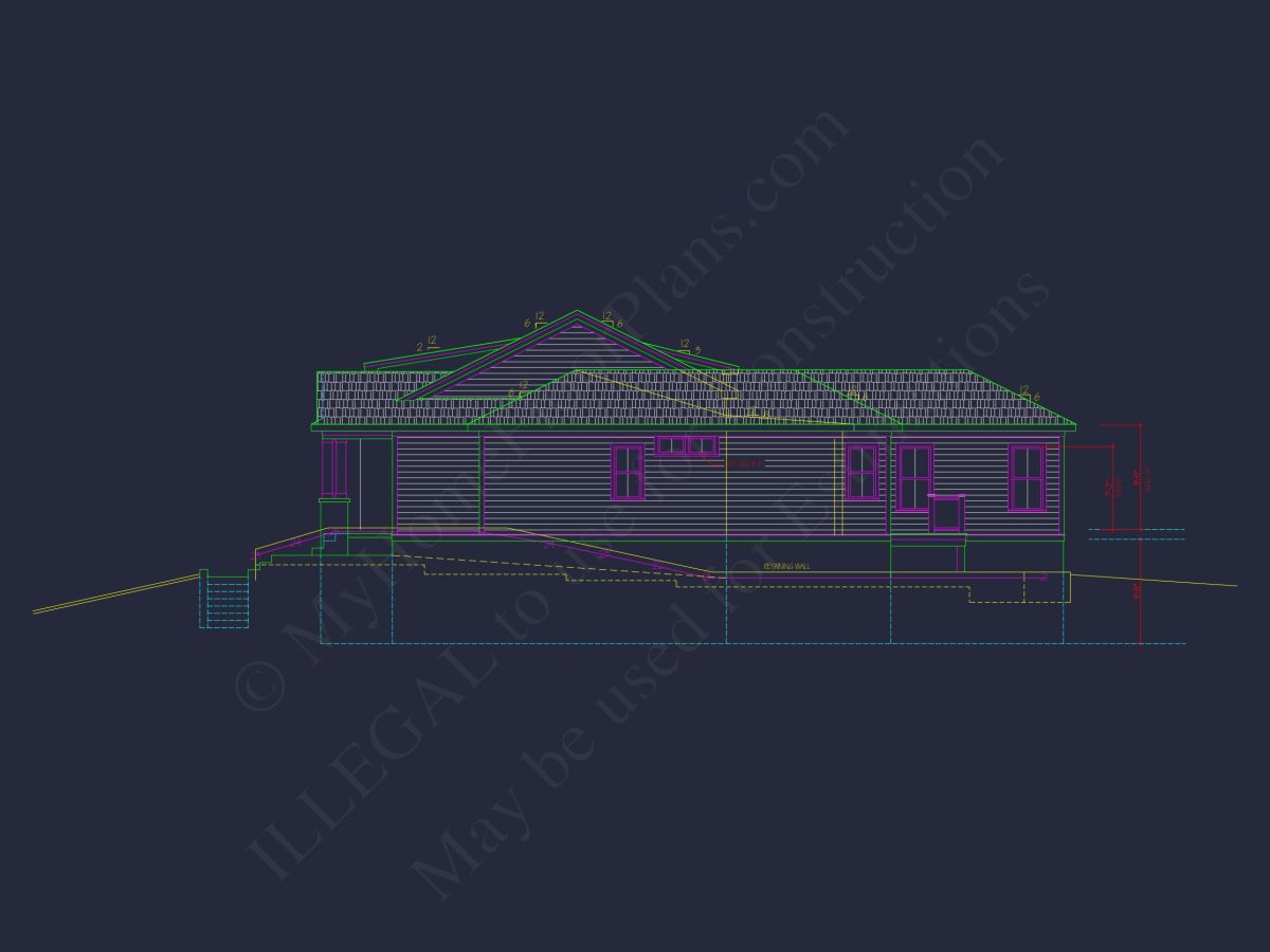 2-Story CAD Blueprint Designs
