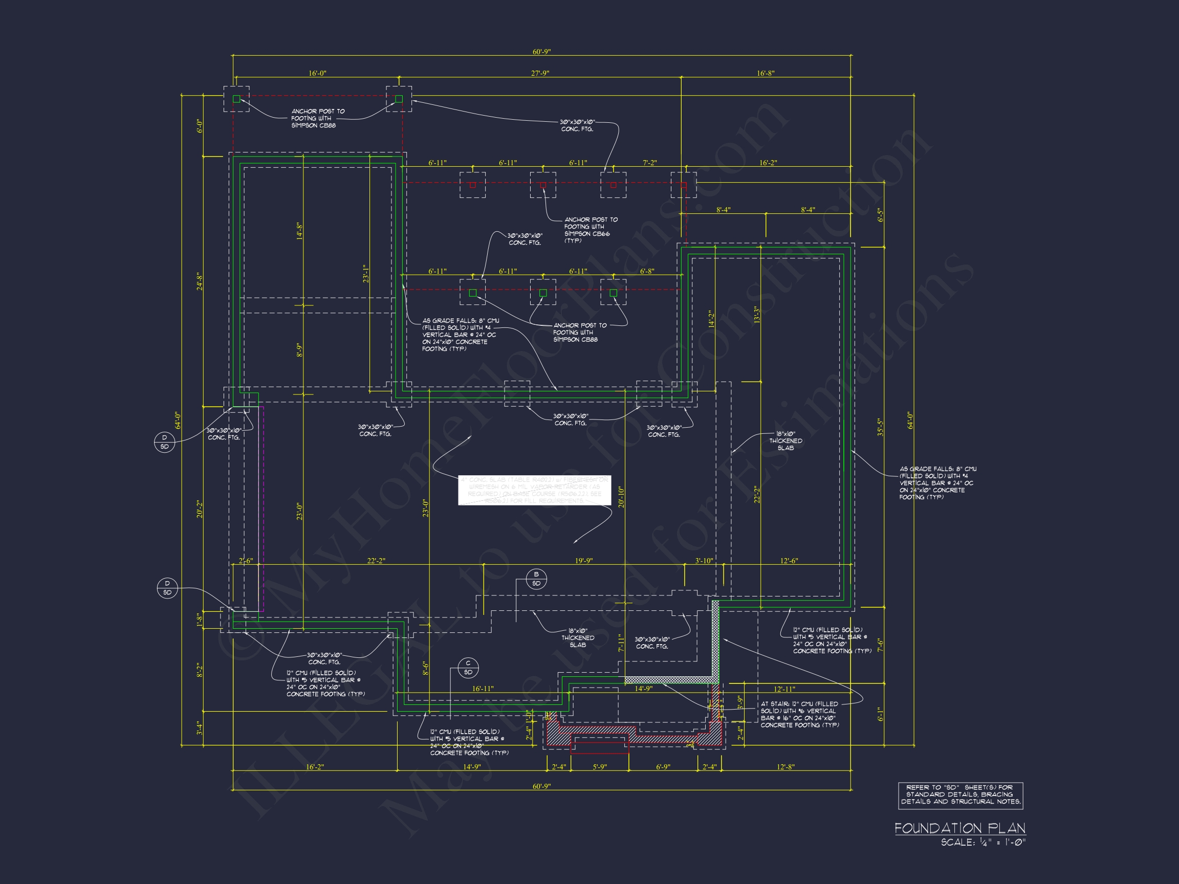 2-Story CAD Blueprint Designs