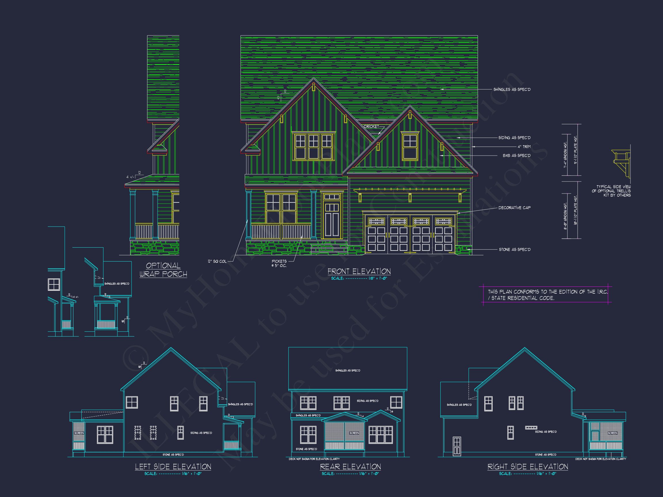 Modern house Plan with 4 Bedrooms,2 Floors,and Open Design