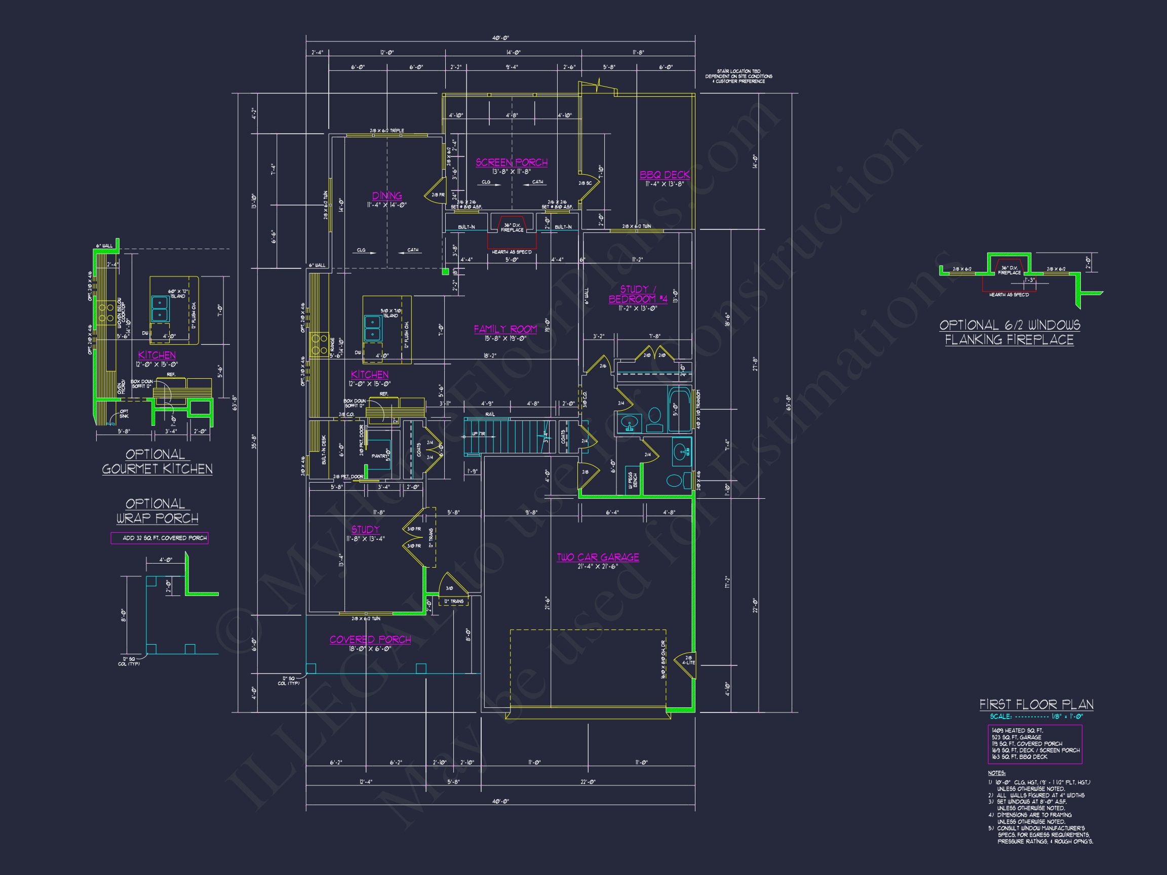 Modern house Plan with 4 Bedrooms,2 Floors,and Open Design