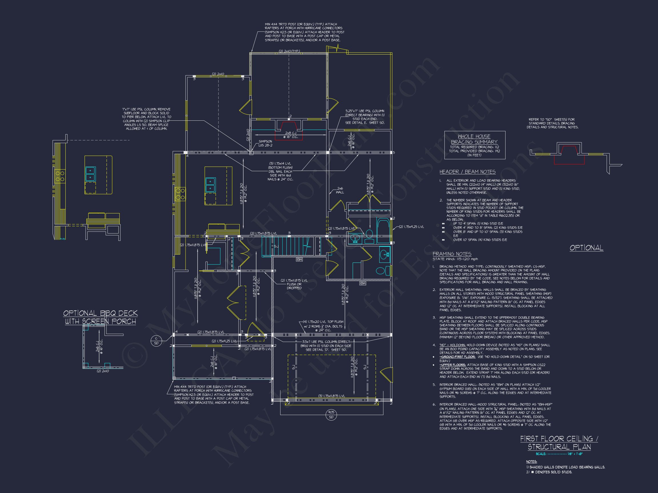 Modern house Plan with 4 Bedrooms,2 Floors,and Open Design