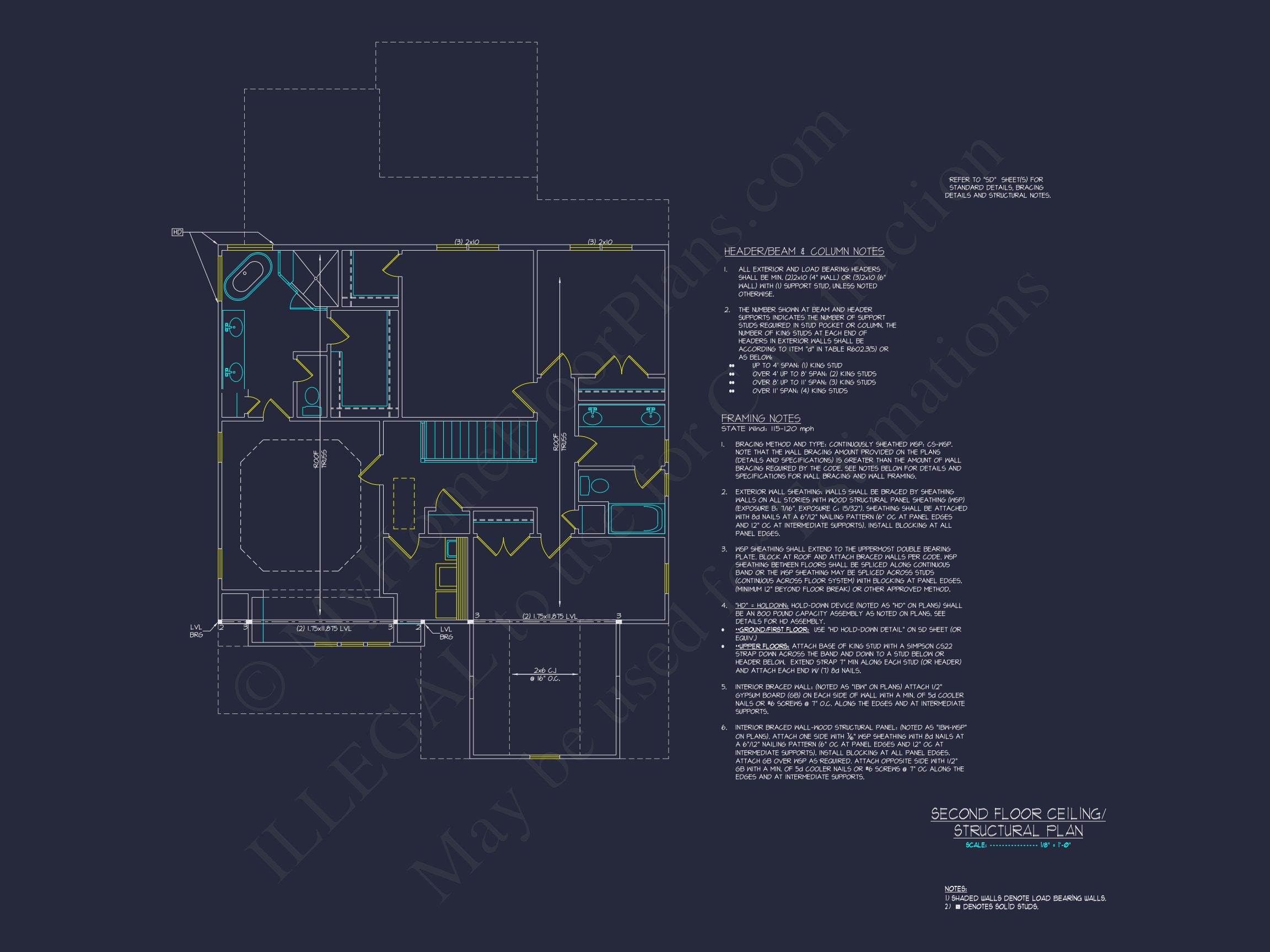 Modern house Plan with 4 Bedrooms,2 Floors,and Open Design
