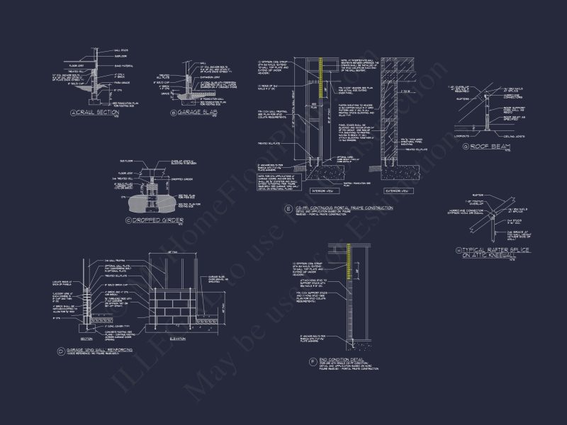 Modern house Plan with 4 Bedrooms, CAD Blueprints, and Designs
