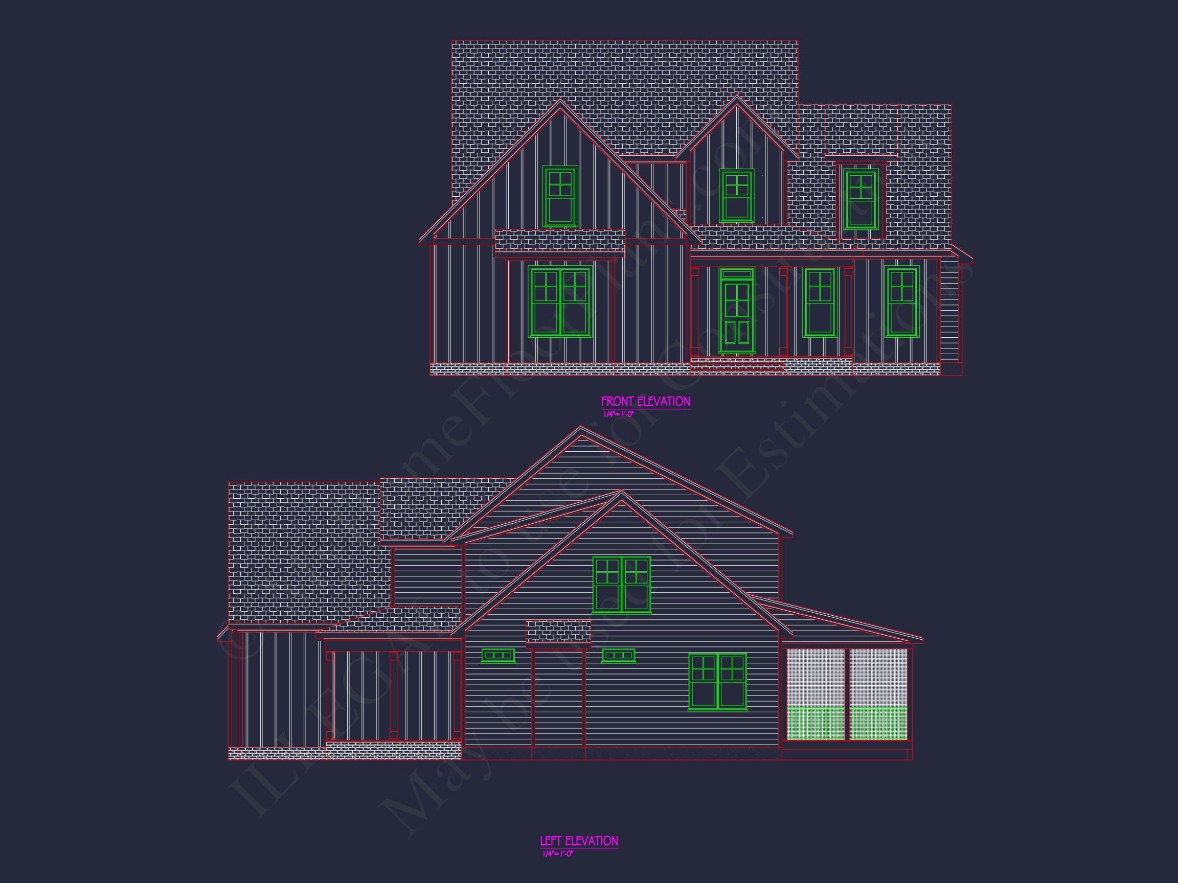 Modern house Plan with 4 Bedrooms,CAD Floor Designs & Features