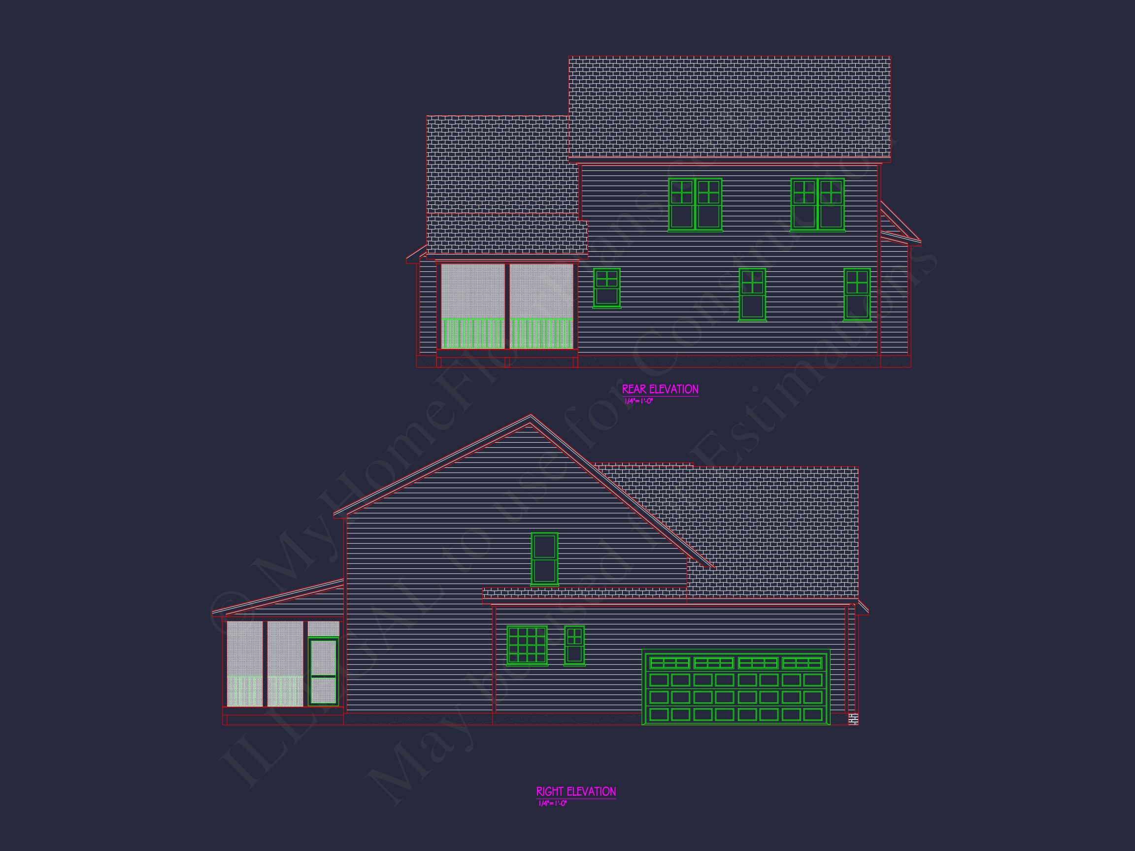 Modern house Plan with 4 Bedrooms,CAD Floor Designs & Features