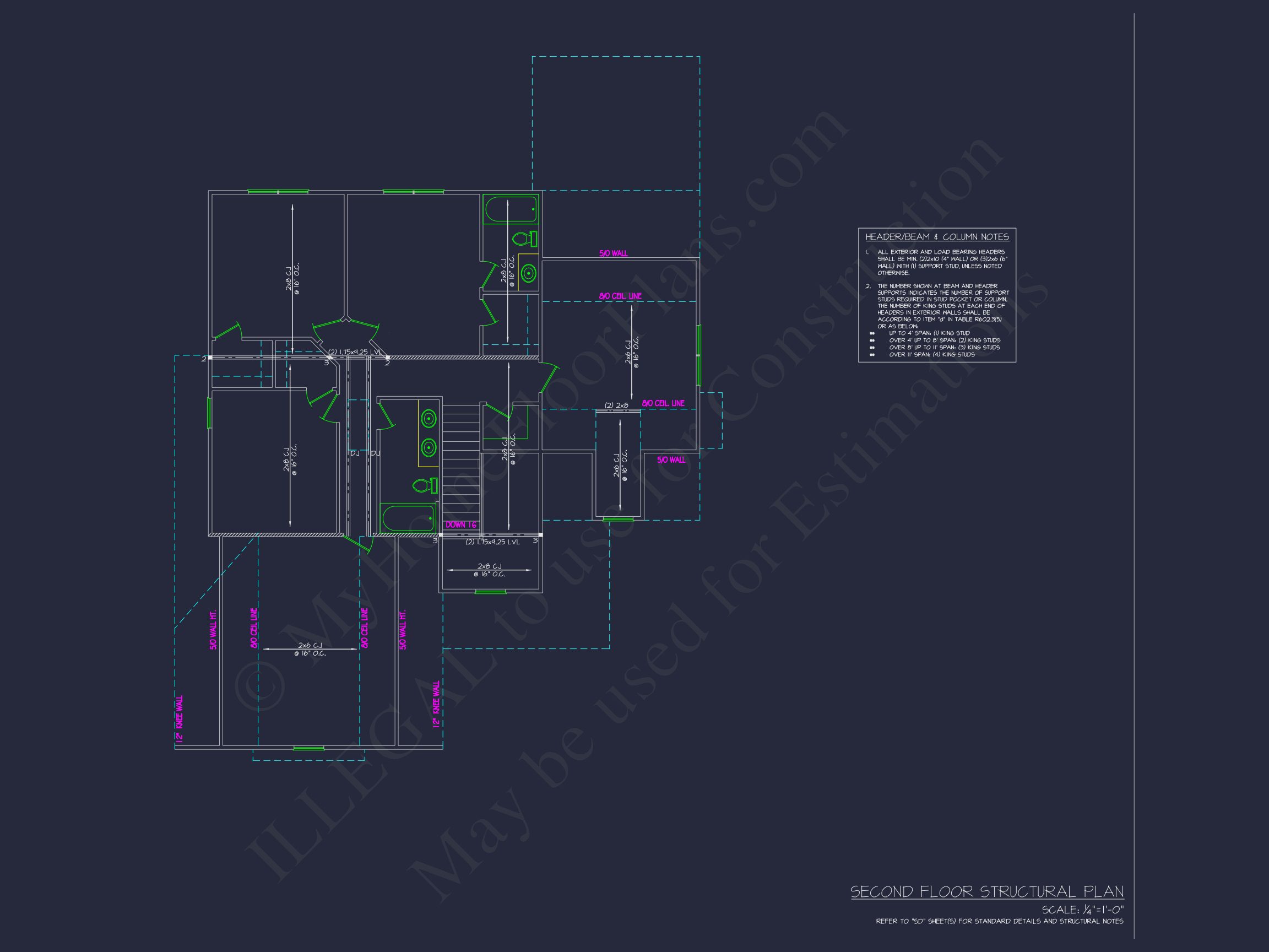 Modern house Plan with 4 Bedrooms,CAD Floor Designs & Features