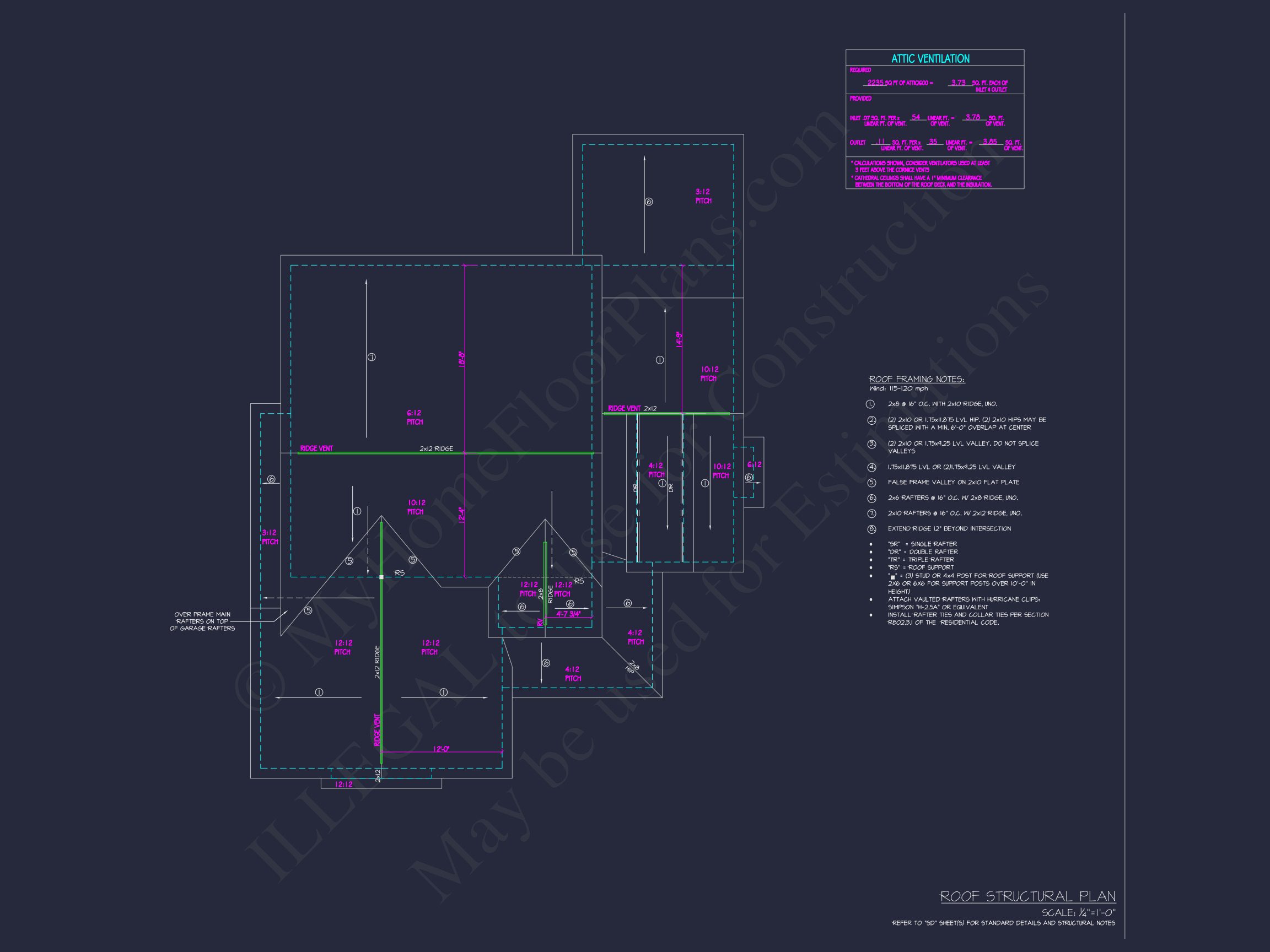 Modern house Plan with 4 Bedrooms,CAD Floor Designs & Features