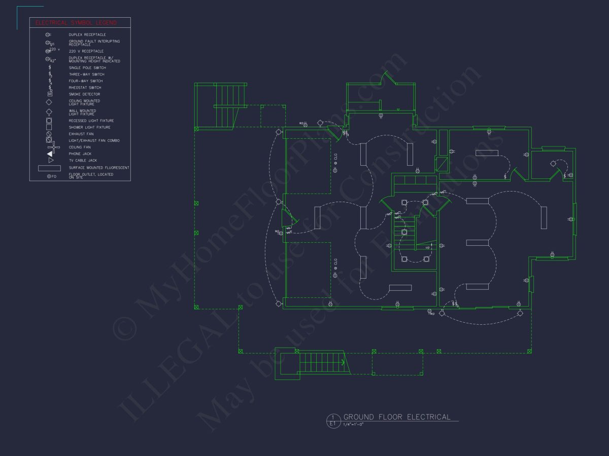 Modern house Plan with 5 Bedrooms, Floor Plans & Blueprints