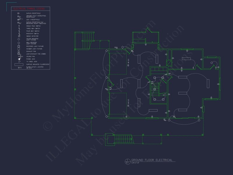 Modern house Plan with 5 Bedrooms, Floor Plans & Blueprints