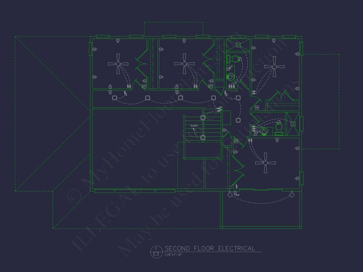 Modern house Plan with 5 Bedrooms, Floor Plans & Blueprints