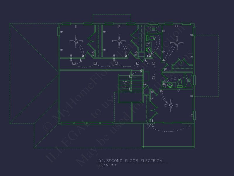 Modern house Plan with 5 Bedrooms, Floor Plans & Blueprints