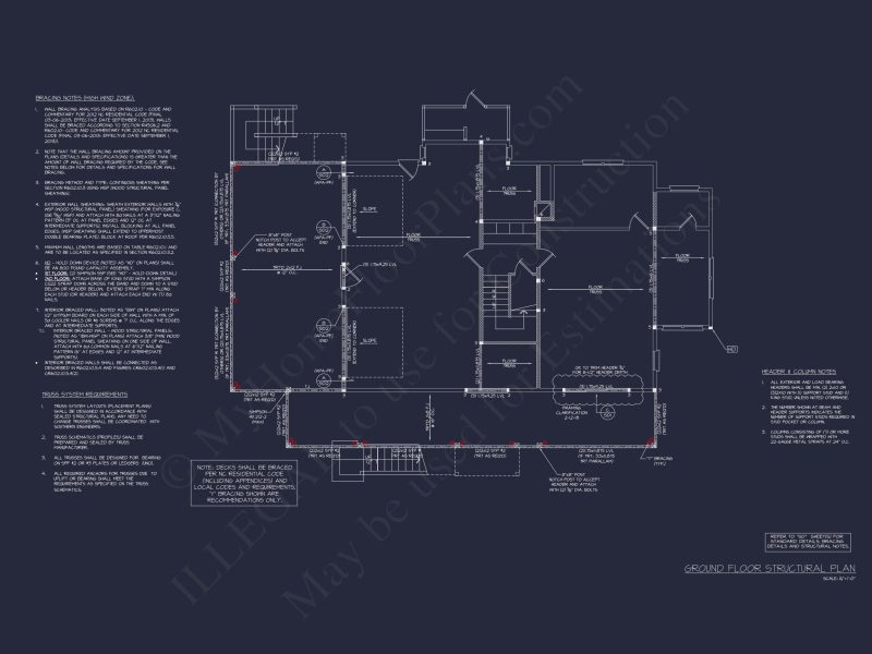 Modern house Plan with 5 Bedrooms, Floor Plans & Blueprints
