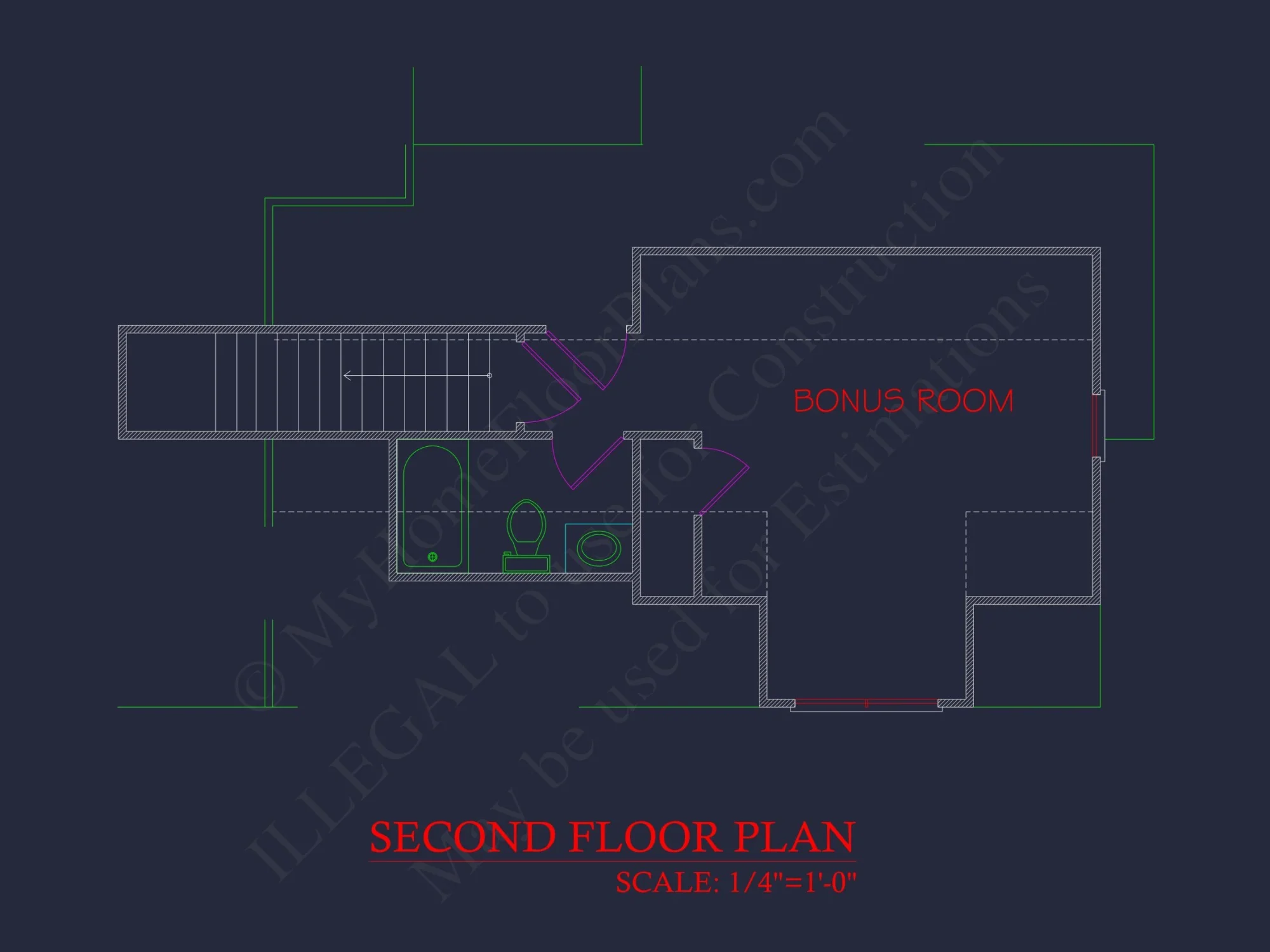 Modern house Plan with CAD Blueprints & Detailed Floor Designs