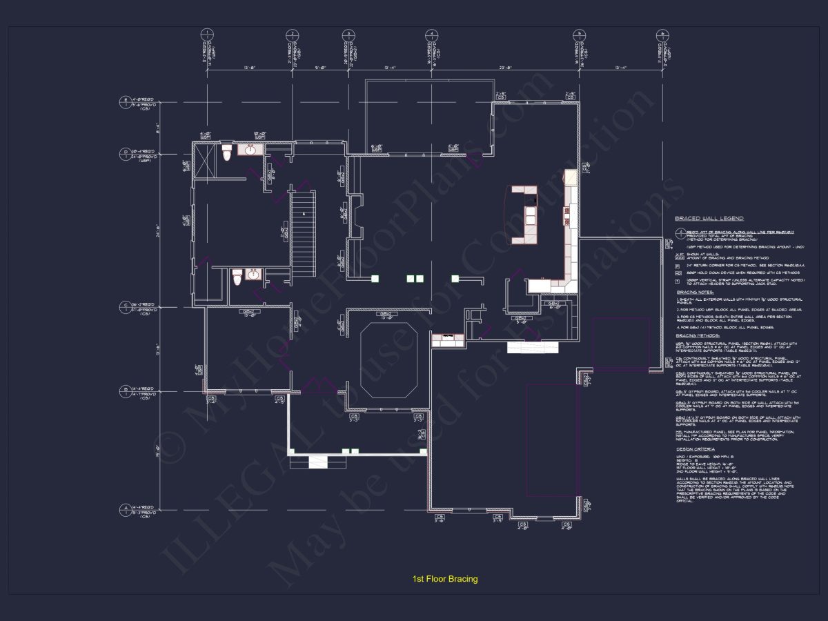 Modern house Plan with CAD Designs and Blueprint Features