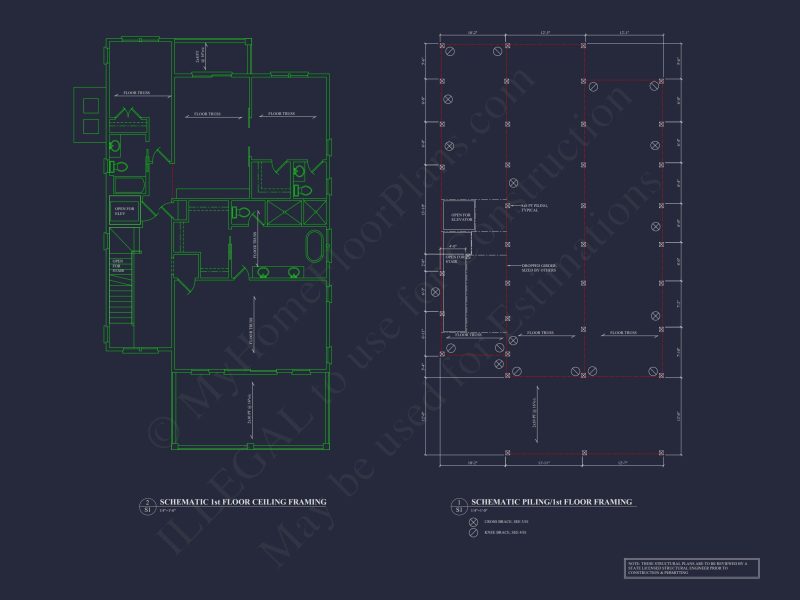 Modern house Plan with CAD Designs, 3 Floors, and Open Spaces