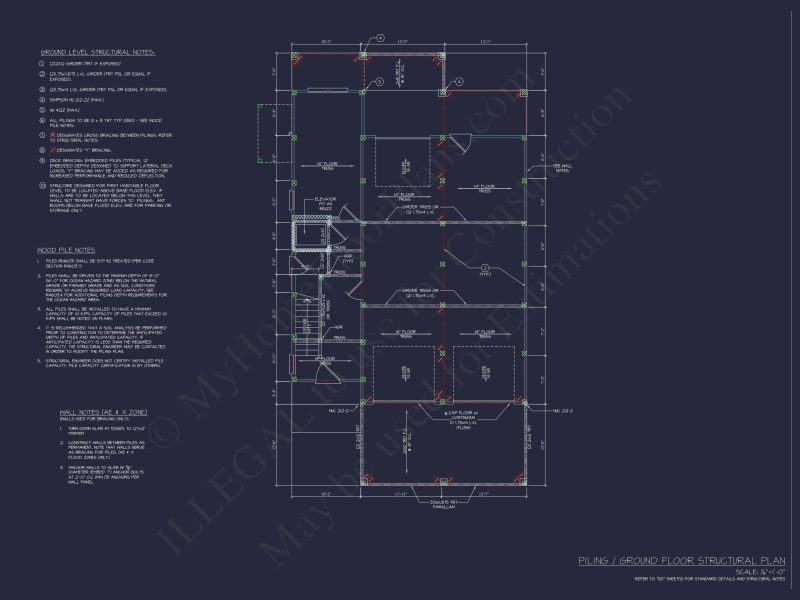 Modern house Plan with CAD Designs, 3 Floors, and Open Spaces