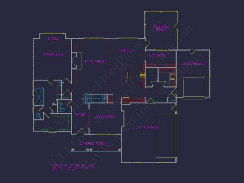 Modern house Plan with CAD Designs, Blueprint & Two Floors