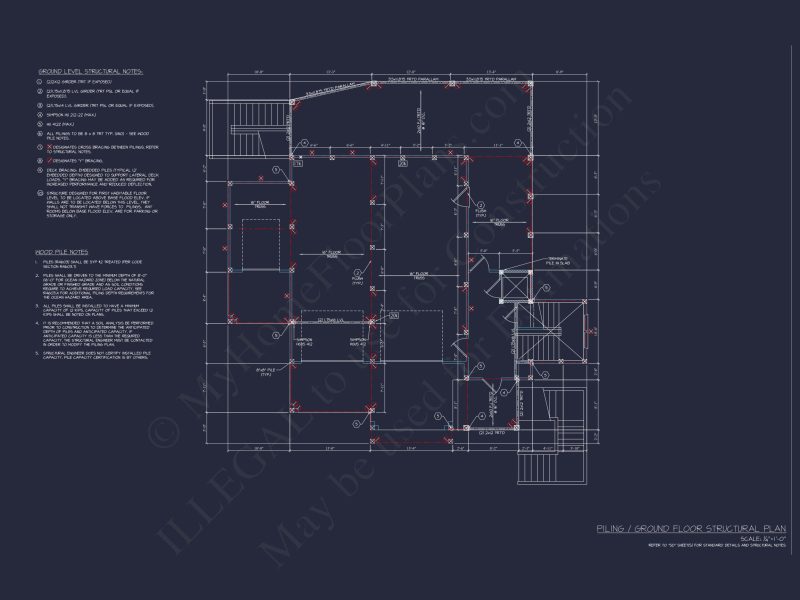 Modern house Plan with CAD Designs, Floor Plans & Blueprint