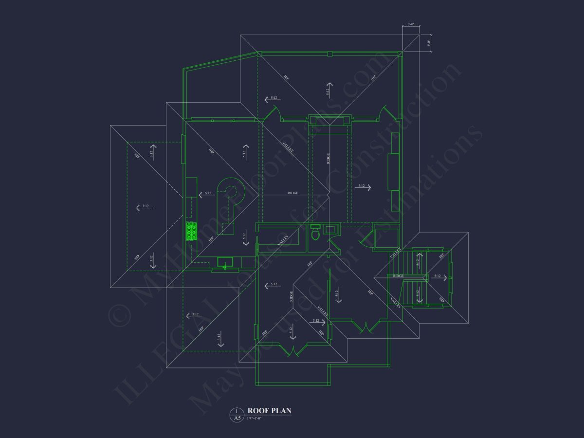 Modern house Plan with CAD Designs, Floor Plans & Blueprint