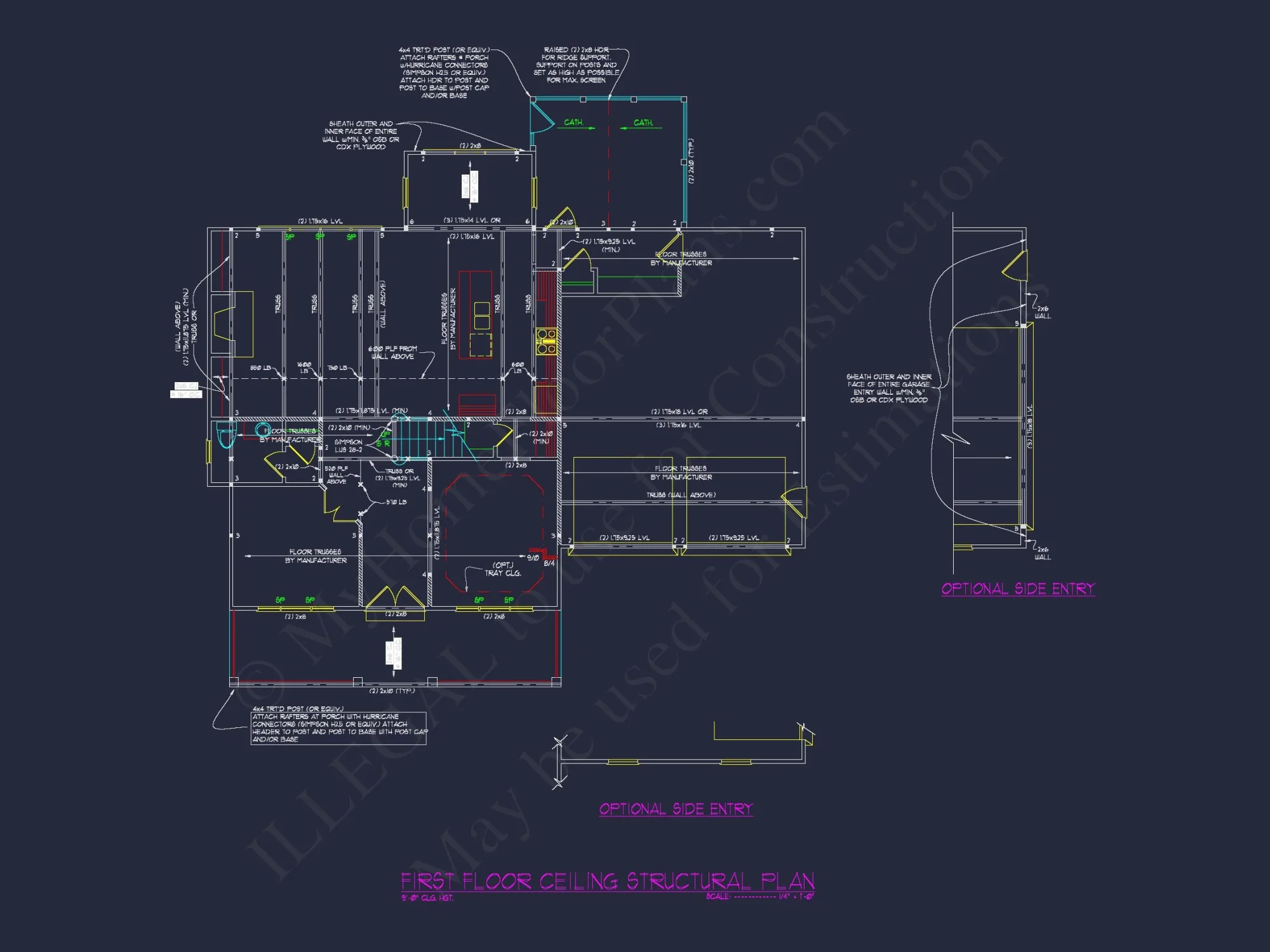 Modern house Plan with CAD Designs, Floor Plans & Blueprints