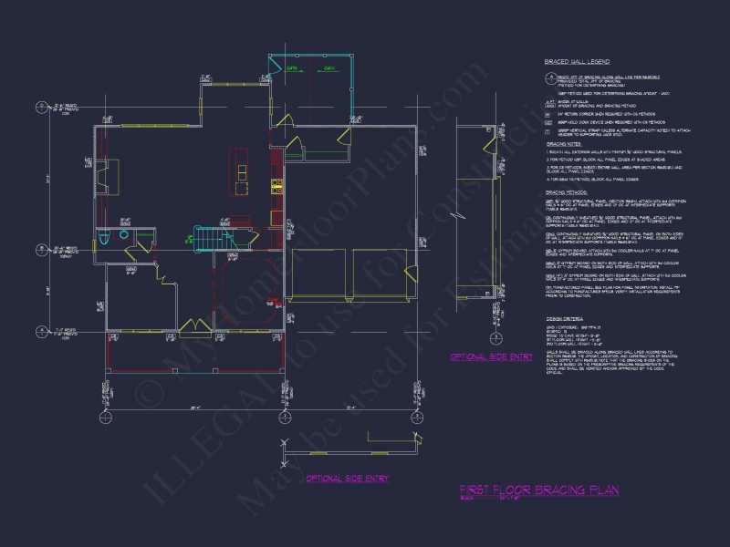 Modern house Plan with CAD Designs, Floor Plans & Blueprints