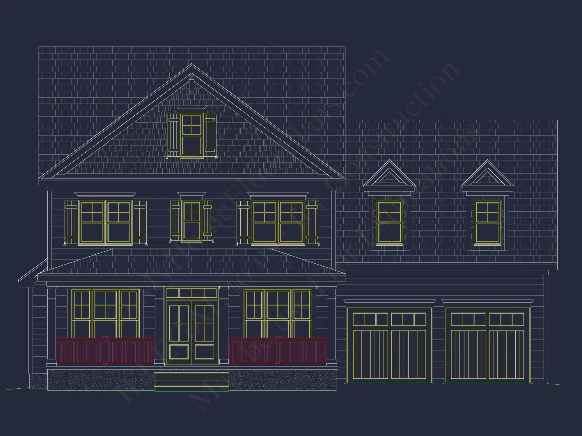 Modern house Plan with CAD Designs, Floor Plans & Blueprints
