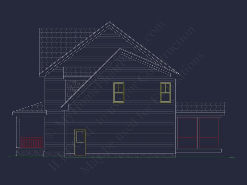 Modern house Plan with CAD Designs, Floor Plans & Blueprints