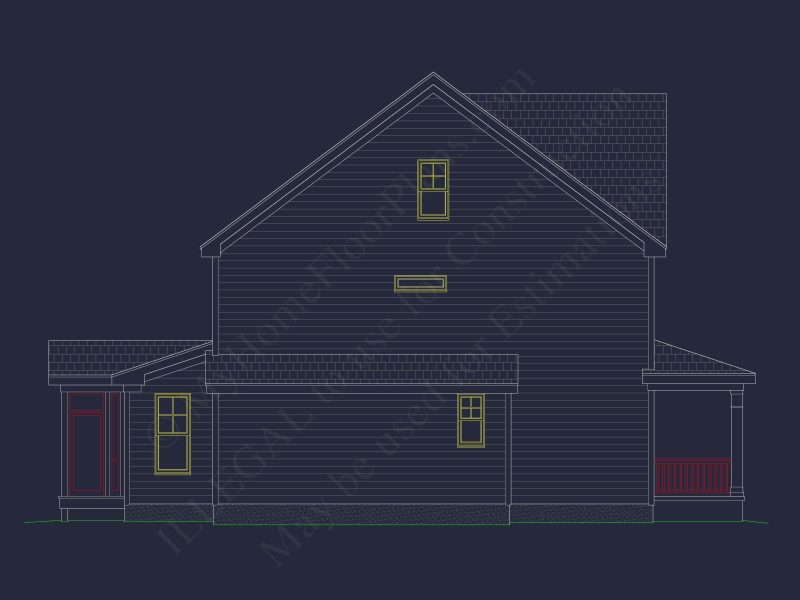 Modern house Plan with CAD Designs, Floor Plans & Blueprints
